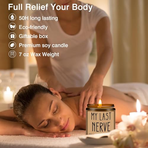 Homsolver-Birthday-Gifts-for-Women-Funny-Friendship-Gift-for-Best-Friend-My-Last-Nerve-Lavender-Candle-Unique-Birthday-Gifts-for-Women-Her-Mom-BFF-Sister Homsolver Birthday Gifts for Women Funny Friendship Gift for Best Friend My Last Nerve Lavender Candle Unique Birthday Gifts for Women Her Mom BFF Sister