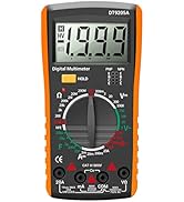 BuyWeek DT9205A - Multímetro digital, voltímetro, amperímetro, amperímetro, corriente y resistencia...