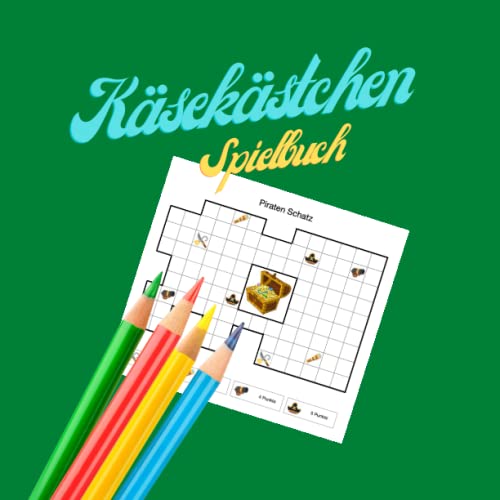 Käsekästchen Spielbuch: unterhaltsames Käsekästchen Spielbuch, mit 50 Seiten im Format 21.6 x 21.6 cm, Softcover Einband, mit Spielerklärung, und ... Kinder lieben dieses Käsekästchen Buch.