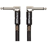 Roland ローランド RIC-B3AA 楽器用ケーブル シールド TSフォン(L型)-TSフォン(L型) 1m BLACKシリーズ