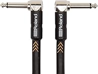 Roland RIC-B3AA Black Series Instrument Cable. Patch/pedal cable—right-angle 1/4-inch connectors, 3 ft./1 m length. Roland’s Black Series instrument cables deliver professional performance and exceptional value.G19 Our multi-strand, oxygen-free coppe...