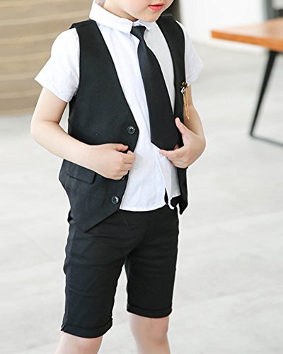 Quge 3 Pezzo Completo da Ragazzo Abiti Camicia