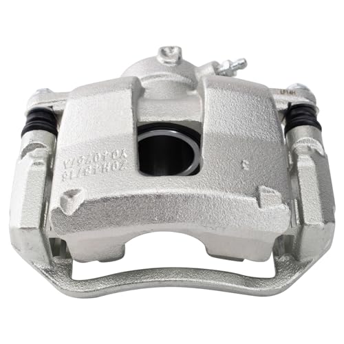 Image of TRQ Rear Right Brake Caliper w /Bracket Passenger Side