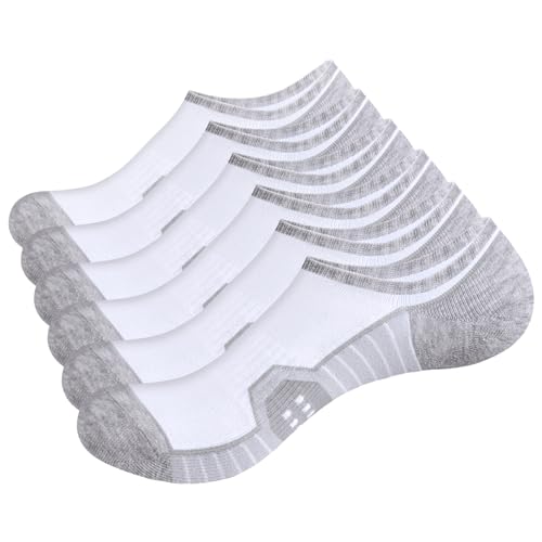 Image of YUEDGE Women's No Show Socks Breathable Invisible Ankle Socks Comfort lightweight Low Cut Socks For Women, 6 Pairs