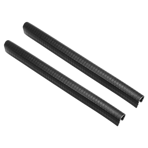 PATIKIL 11,8 Zoll Skateboard Deck Schutzfolien, 2er Pack Skate Deck Kantenschutz Skateboard Schutzausrüstung, Schwarz