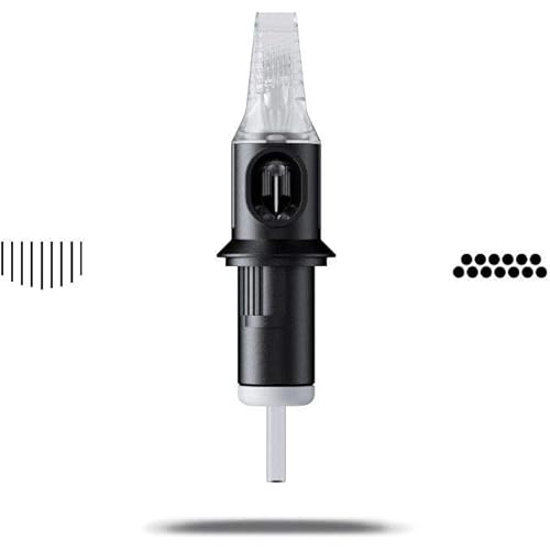 Cheyenne Capillary Tattoo Cartridge Needles, Disposable, Professional Tattooing Supplies, Box of 20 Pcs, #12 (0.35mm) 13 Soft Edge Magnum Long Taper (4.5 mm)
