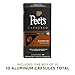 Peet's Coffee, Dark Roast Espresso Capsules, Compatible with Nespresso Original Machine - Ristretto Intensity 10, 10 Count (1 Box of 10 Espresso Capsules)