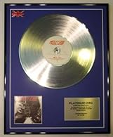 A Limited Edition Cd Platinum Disc Record Limited to only 50 Each one comes with a COA