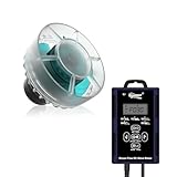 hygger Wave Maker For Aquarium, Ultra-quiet Transparent Wavemaker With Controller, Adjustable Flow Magnetic DC 24V 2850GPH Powerhead, Circulation Pump For 75-200Gallon Freshwater Coral Reef Tank