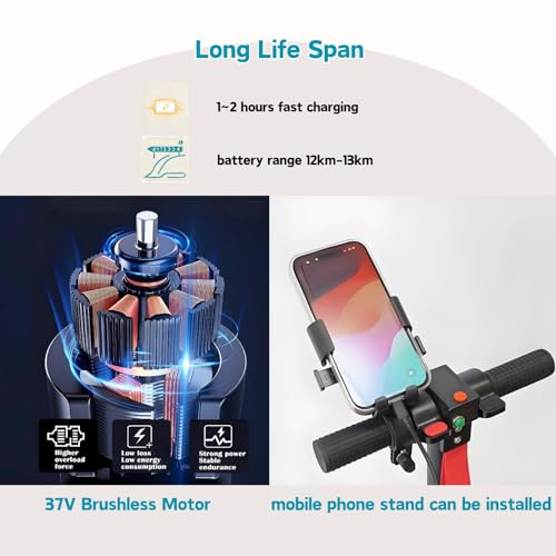 20 Inch Electric Luggage with Seat and LED Light, 30L Smart Riding Scooter Suitcase with USB Port, Long battery life/Fast Charging/Durable (Silver)4