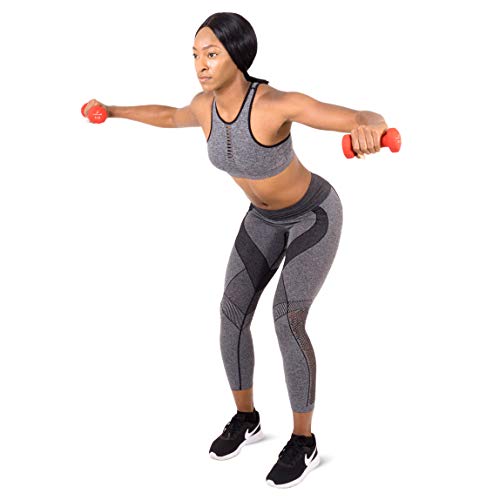 Prosourcefit Set Of 2 Neoprene Dumbbell Coated For Non-Slip Grip, Red - 3Lb #TOP5