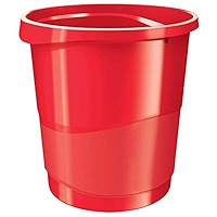 Rexel Choices Pattumiera Da Ufficio 12L - Colore Nero, Design Coordinabile Con La Tua Cancelleria