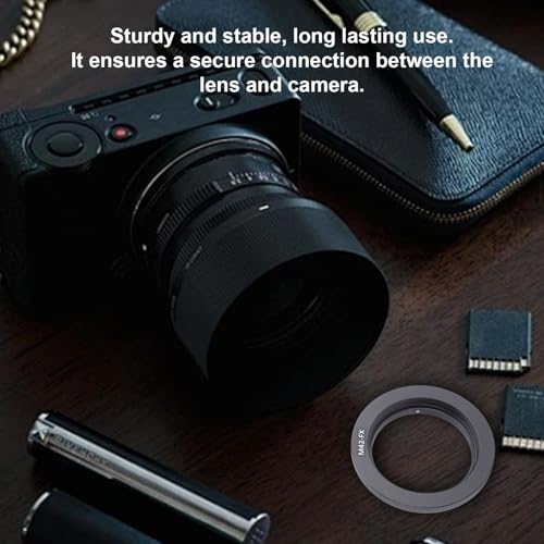 VBESTLIFE Adaptador de Montura M42 a FX, Anillo Adaptador de Lente de Aleación de Aluminio para Lente M42 a Cámara sin Espejo Serie FX, Integración - imagen 4