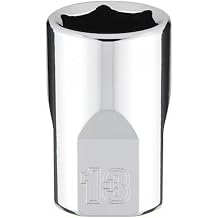 for Milwaukee Tool 45-34-9083 3/8 In. Drive 13Mm Metric 6-Point Socket With Four