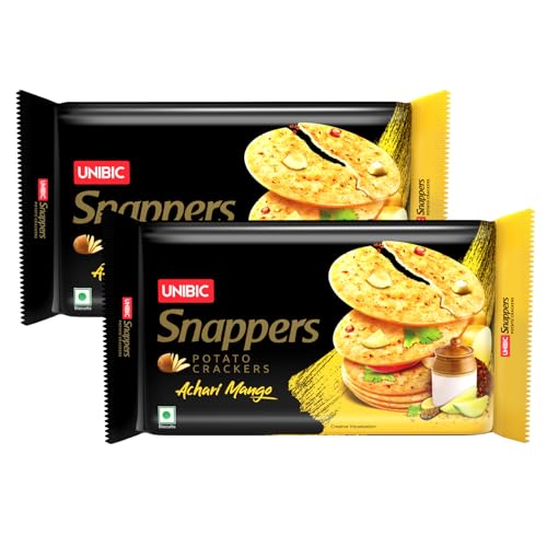Unibic Foods India Pvt Snappers Achari Mango|Thin Potato Biscuits|Flavoured Crisps|600G (B0D3R5ZL3Y) Amazon Price History, Amazon Price Tracker
