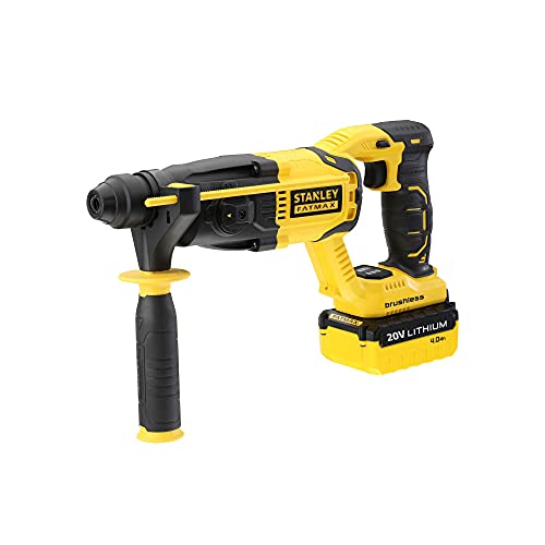 Stanley Martelete Perfurador/Rompedor 20V Brushless com Maleta, Bivolt SBR20D1K-BR