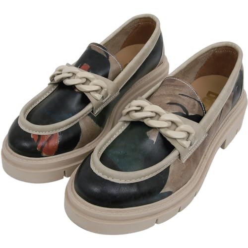 Image of DOGO Penny Loafers for Women - Handmade and Vegan Leather Platform Loafers for Women
