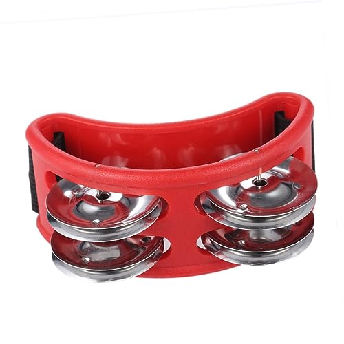 Generic Foot Percussion Musical Instrument Set 2pcs Nickel-plated Metal Jingle Bells Perfect for Parties and Jam Sessions