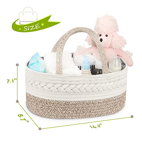 Maliton BDB001-BR Diaper Caddy Organizer thumb #2