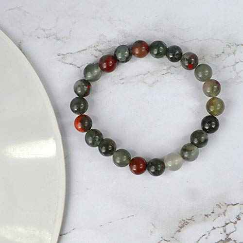 Image of Reiki Crystal Products Natural Crystal Stone 8 mm Round Bead Bracelet for Men & Women | Stretchable Gemstone Bracelet for Meditation, Yoga, Reiki & Daily Wear