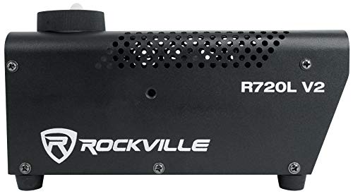 Rockville R720L V2 Máquina de Humo LED con Luz UV y Control Remoto miniatura 5