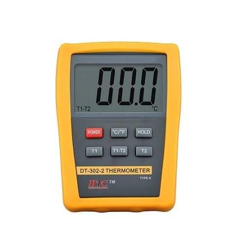 HTC New DT-302-2 Dual Input Large LCD Display Digital Thermometer by Supreme Traders Supertronics1989-picture-16