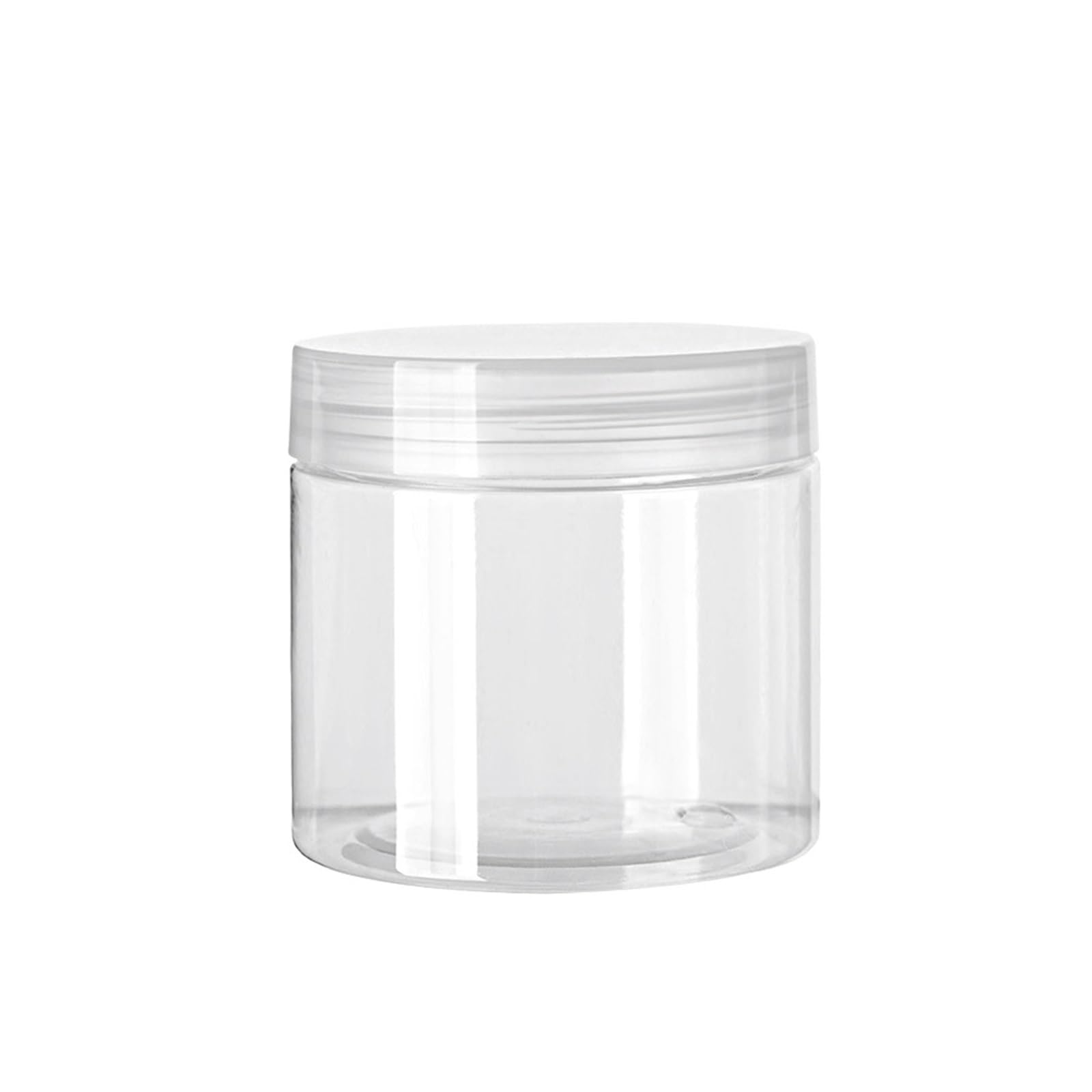 Botes Mermelada 12 unidades de 30-150 ml almacenamiento vacío con tapa transparente plástico, rellenable, rosca, for bálsamo, botella viaje(50ml 12pcs)