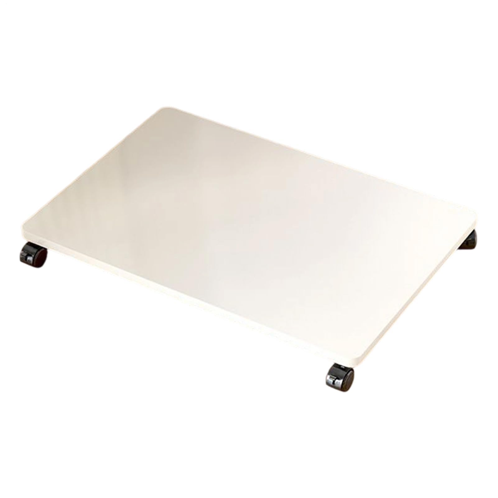 Generisch Kompakter Druckerwagen für unter den Schreibtisch – 45 x 30 cm, mobiles Rollregal für Homeoffice und Wohnzimmer, vielseitige Aufbewahrungslösung mit robuster Metallplatte