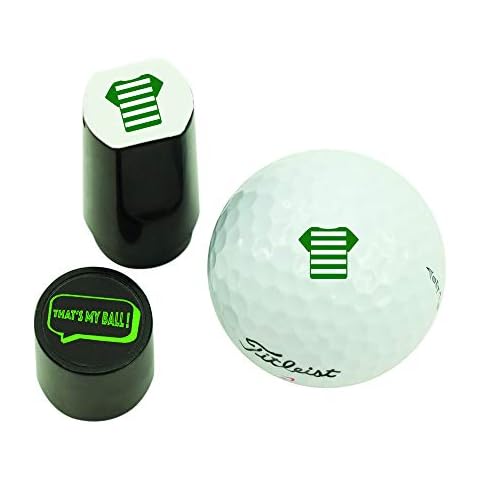 That's My Ball Stamper - Football Shirt - Horizontal Stripes (Green) Cover