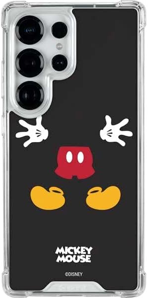 Skinit Clear Phone Case Compatible with Galaxy S25 Ultra - Officially Licensed Disney Mickey Mouse Backwards Design