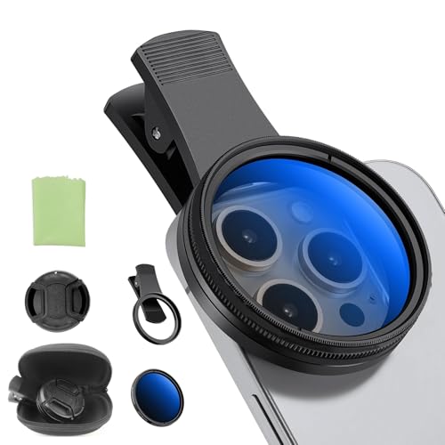 52mm Clip-on CPL Telecamera Lente Filtro, CPL Filtro per iPhone 14 13 12 11, Samsung BLU