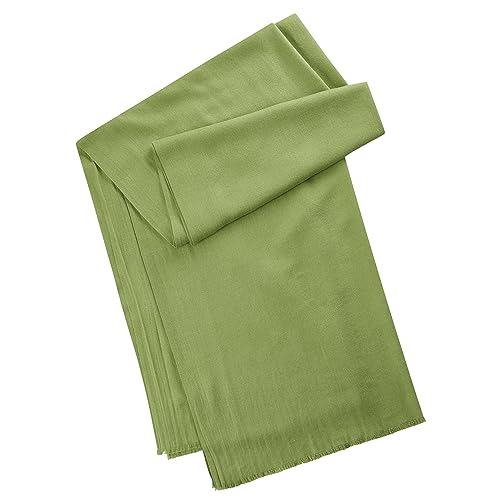 Elegante lucentezza CODELLO Sciarpa ultra sottile da donna con fine viscosa, verde, Taglia unica