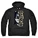 Popfunk The Flash Batman Unisex Adult Pull-Over Hoodie (Small) Black