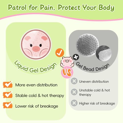 Image of Comfytemp Kids Ice Packs for Boo Boo, Small Gel Ice Pack Injuries Reusable