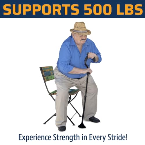 StrongArm-Comfort-Cane-Self-Standing-Lightweight-Adjustable-Walking-Cane-Stabilizes-Wrist-Provides-Extra-Support-Stability-Ergonomic-Forearm-Grip-Canes-for-Men-Women