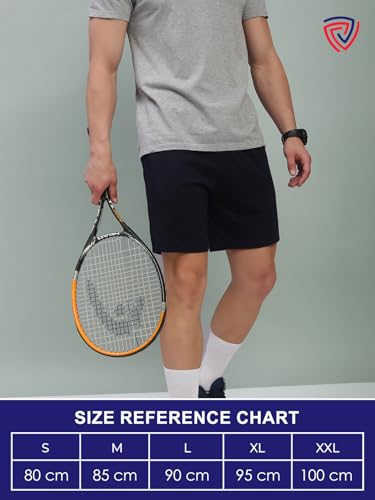 Image of Lux Cozi Men's Cotton Regular Fit Solid Shorts with Side Pockets | Shorts for Men | Pack of 1