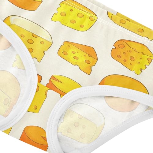 Cheese Yellow Toddler Girls's Underwear 2T 23031904