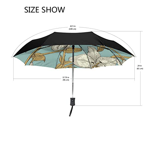 Parapluie pliant coupe-vent résistant aux tempêtes imprévues - 2