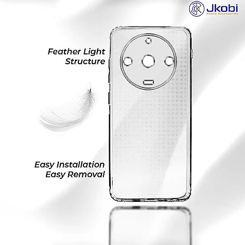 Image of Jkobi Back Cover for Realme 11 Pro 5G | Realme 11 Pro Plus 5G (Silicone Clear Shockproof Case with Camera Protection | Soft and Flexible | Transparent)