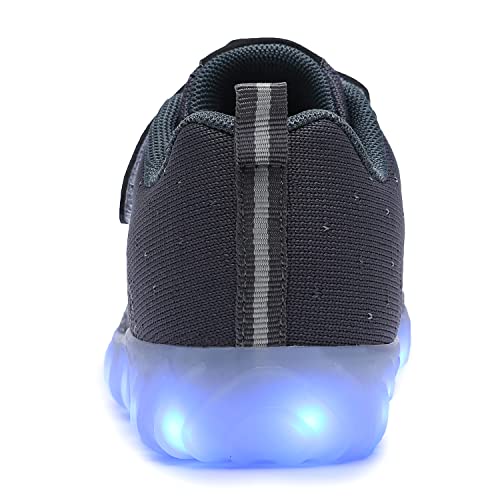 AoSiFu Kids Light Up Shoes Toddler Girls Boys Breathable Led Flashing Sneakers USB Charge3