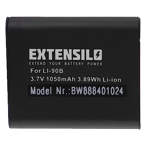 EXTENSILO 1x batería Compatible con Olympus Tough TG-Tracker cámara (1050 mAh, 3,7 V, Li-Ion)