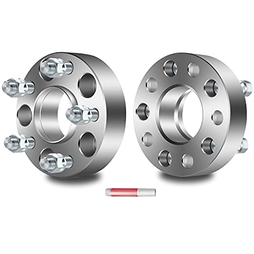 ECCPP 2X 1.5 inch 5 Lug Hubcentric Wheel Spacers 5x4.75 to 5x4.75 70.5mm with 12x1.5 Studs fit for 2004-2009 for XLR 1989-2013 for Corvette