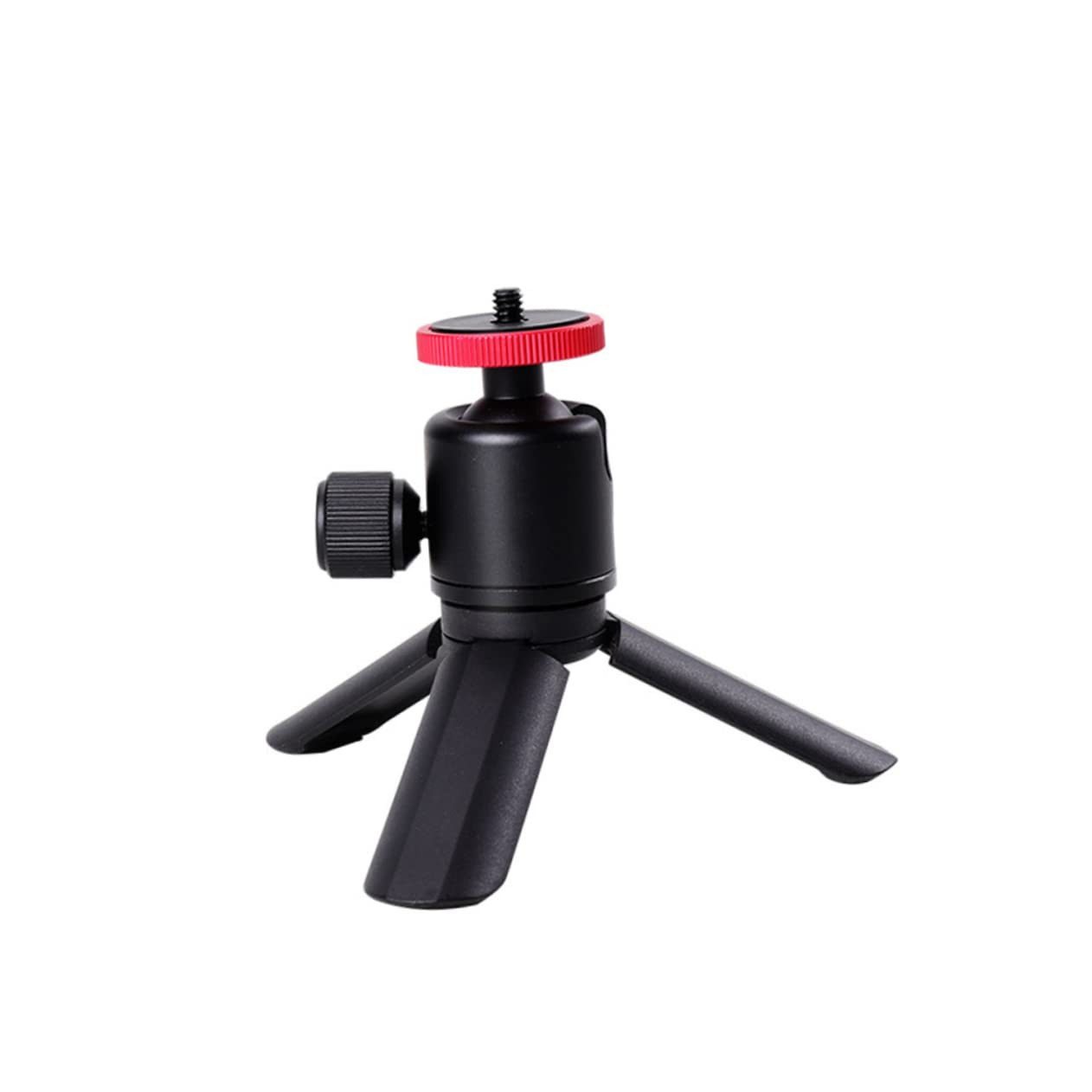 Mikikit Tripod Ball Head Mini Camera Ball Head Tripod Ballhead Adapter Tripod Camera Mount Stand Hot Shoe Ball Head Camcorder Tripod Camera Tripod Ball Head for DSLR Camera Black
