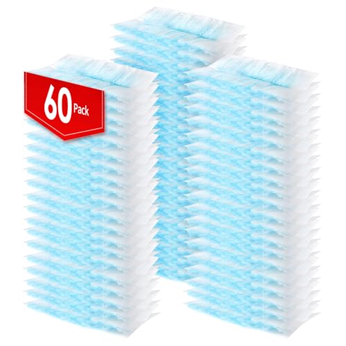 60 Count Electrostatic Duster Refills Compatible with Swiffer Duster, Multi-Surface Dusting Refills, Microfibre Dusters for Cleaning, Unscented