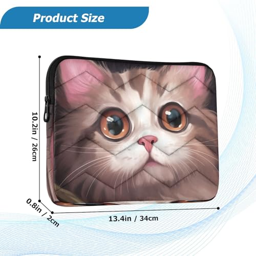 Funda para portátil Cute Cat 13-14 pulgadas impermeable miniatura 3