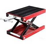 ZENY 1100 LB Wide Deck Motorcycle Center Scissor Lift Jack Repair Hoist Stand Bikes ATVs,Motorcycle Dirt Bike Scooter Crank Stand