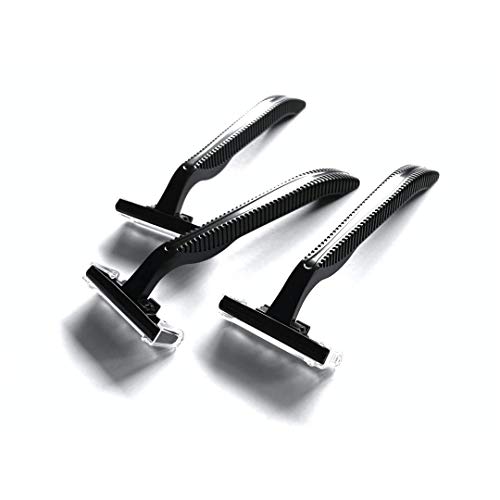 20 Box of Bullet Blades Black Razor Blades Disposable Stainless Steel Hospitality Quality Shavers High End Twin Blade Razors for Men and Women