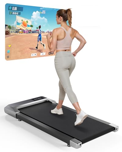 Copant Walking Pad Geeignet für High-Tech-Geräte, Laufband Schreibtisch 6 km/h mit APP-Steuerung, Laufband für Zuhause 136 KG mit Professionelle Trainingskurse & Multi-Runner-Rennen Copant Walking Pad Geeignet für High-Tech-Geräte, Laufband Schreibtisch 6 km/h mit APP-Steuerung, Laufband für Zuhause 136 KG mit Professionelle Trainingskurse & Multi-Runner-Rennen