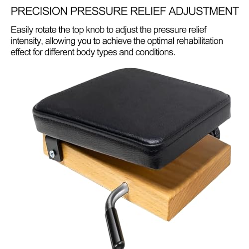 Tabla aceleradora de descompresión espinal Chiropractic Speeder Board con cojín de cuero, ajuste de alivio de presión y altura de descenso ajustable para hombro, codo, rodilla y tobillo miniatura 2