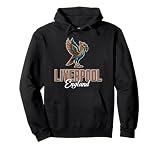 Liverpool Inglaterra Colorido Pájaro Liverbird for Darks Sudadera con Capucha